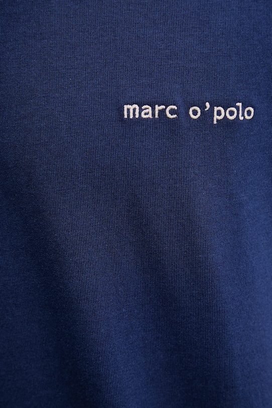 Bavlněné tričko Marc O'Polo 526206451158 námořnická modř