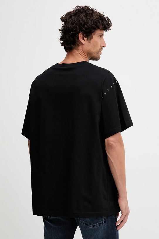 Oblečení Bavlněné tričko Just Cavalli 79OAHE05.CJ110 černá