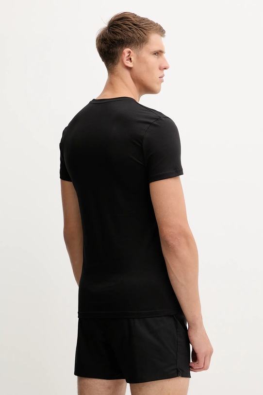 Just Cavalli t-shirt bawełniany 2-pack 79OAJU03.CJUT1 czarny AW25