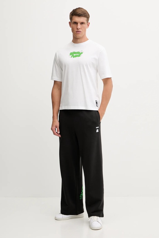 Puma t-shirt bawełniany PUMA x RIPNDIP 632413 biały AW25