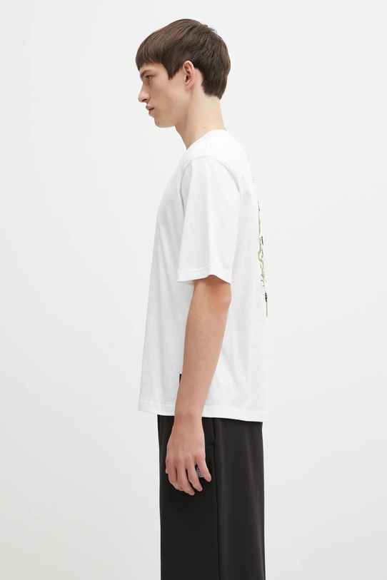 Βαμβακερό μπλουζάκι Puma PUMA x RIPNDIP 632413 λευκό AW25
