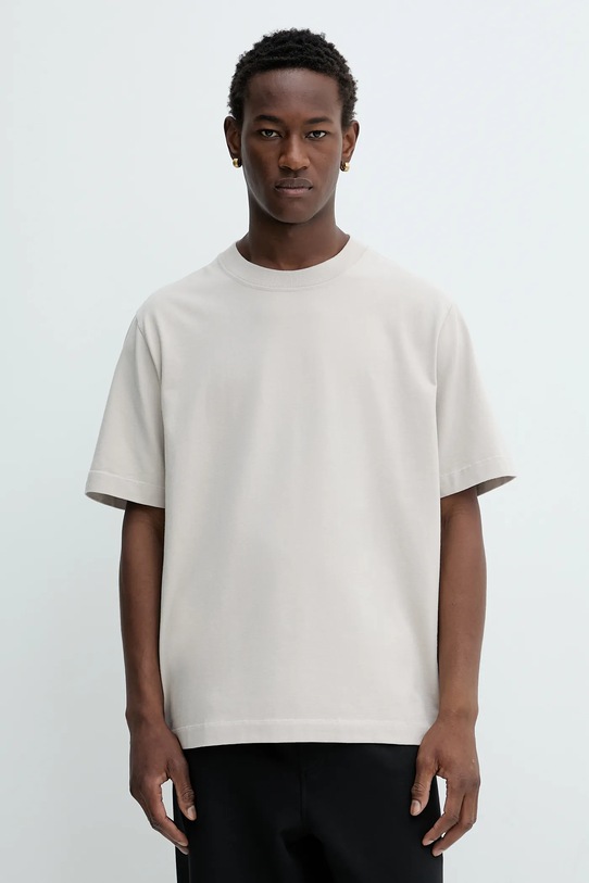 Abercrombie & Fitch tricou din bumbac uni bej KI124.5393.175