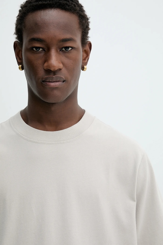 Abercrombie & Fitch t-shirt bawełniany beżowy KI124.5393.175