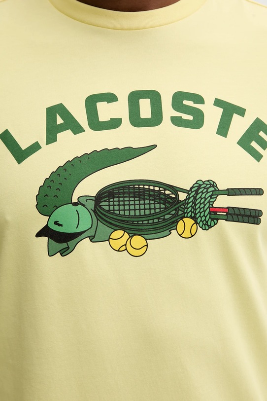 Lacoste t-shirt TH4760 żółty
