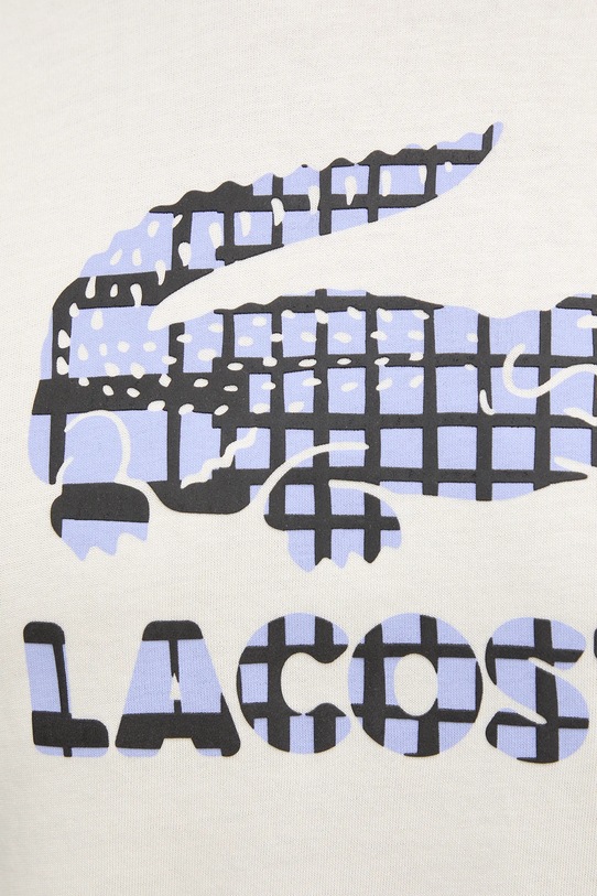 Lacoste t-shirt TH4769 beżowy