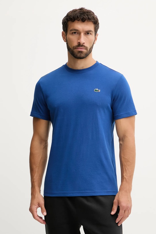 Ρούχα Μπλουζάκι Lacoste TH4780 μπλε