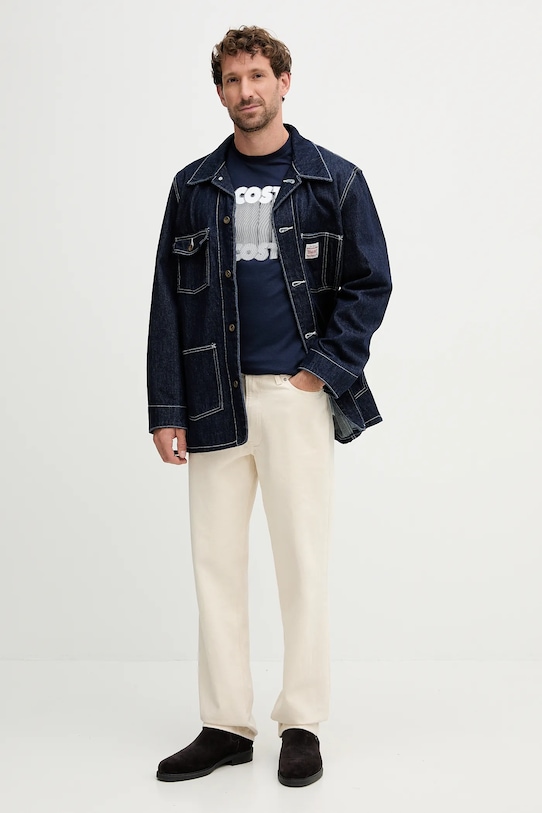 Lacoste tricou TH4781 bleumarin AW25