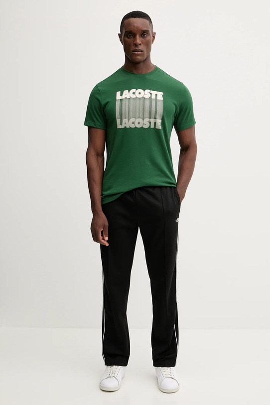 Lacoste t-shirt TH4781 zielony AW25