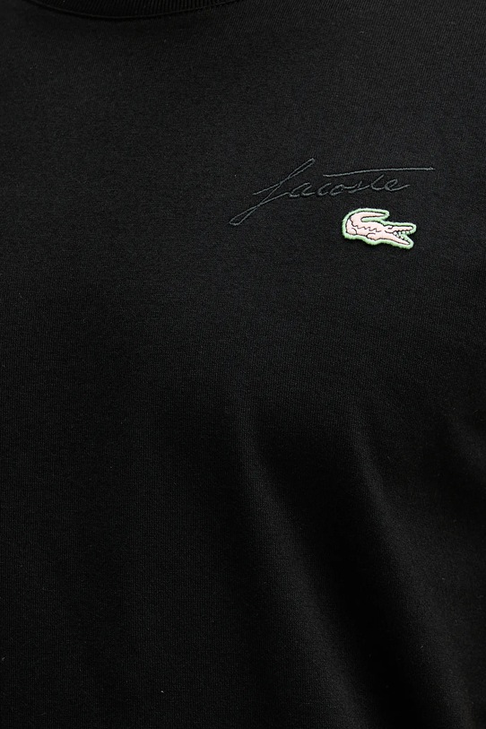 Lacoste t-shirt bawełniany TH5492 czarny