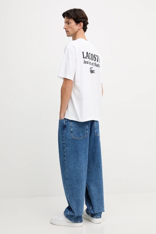 Lacoste t-shirt bawełniany TH5950 biały AW25
