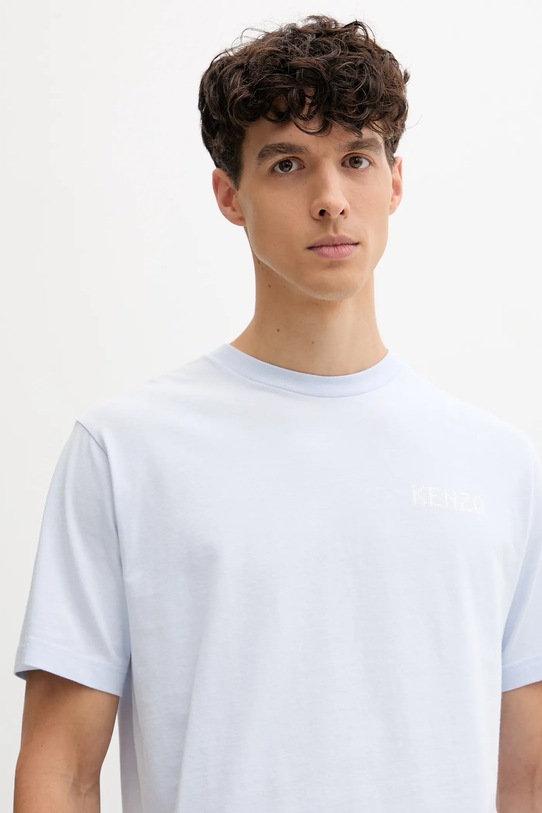 Ρούχα Βαμβακερό μπλουζάκι Kenzo FF65TS2564SG μπλε