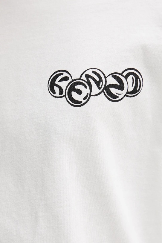 Bavlněné tričko Kenzo FF65TS2624SG béžová