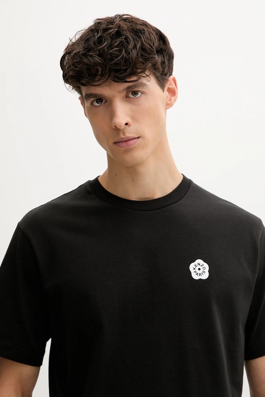 Kenzo tricou din bumbac negru FF55TS2004SG