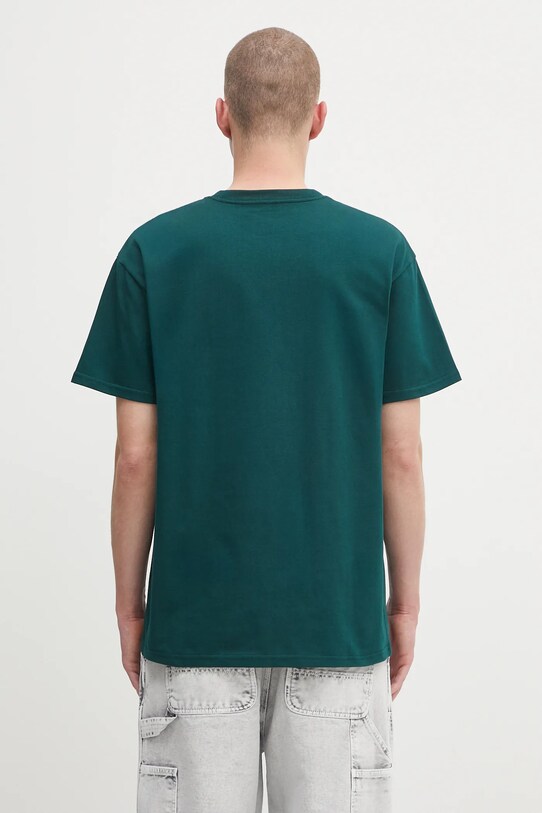 Odzież Carhartt WIP t-shirt bawełniany S/S Chase I026391.30YXX zielony