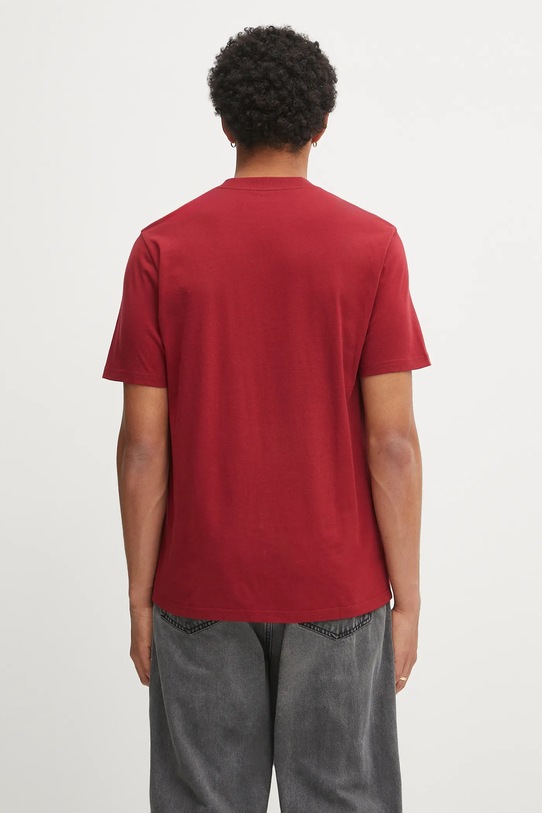 Odzież Carhartt WIP t-shirt bawełniany S/S Alumni I035207.H8XX bordowy