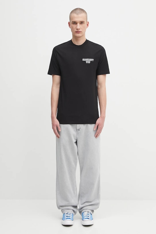 Carhartt WIP t-shirt bawełniany S/S Alumni I035207.89XX czarny