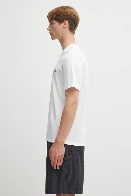 Carhartt WIP t-shirt bawełniany S/S Alumni I035207.02XX biały AW25