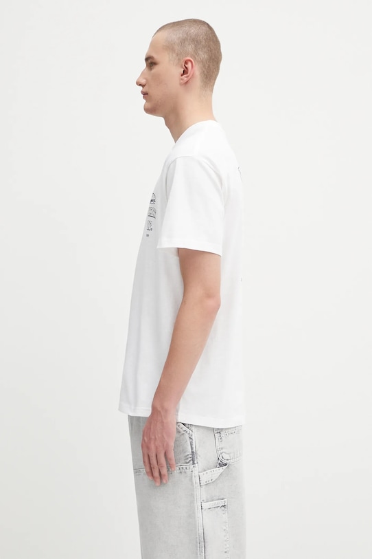 Памучна тениска Carhartt WIP S/S Sandwich I035230.02XX бял AW25