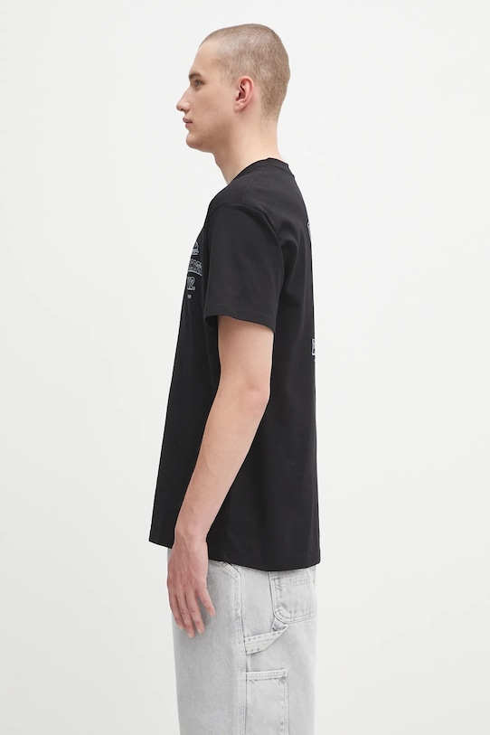 Памучна тениска Carhartt WIP S/S Sandwich I035230.89XX черен AW25