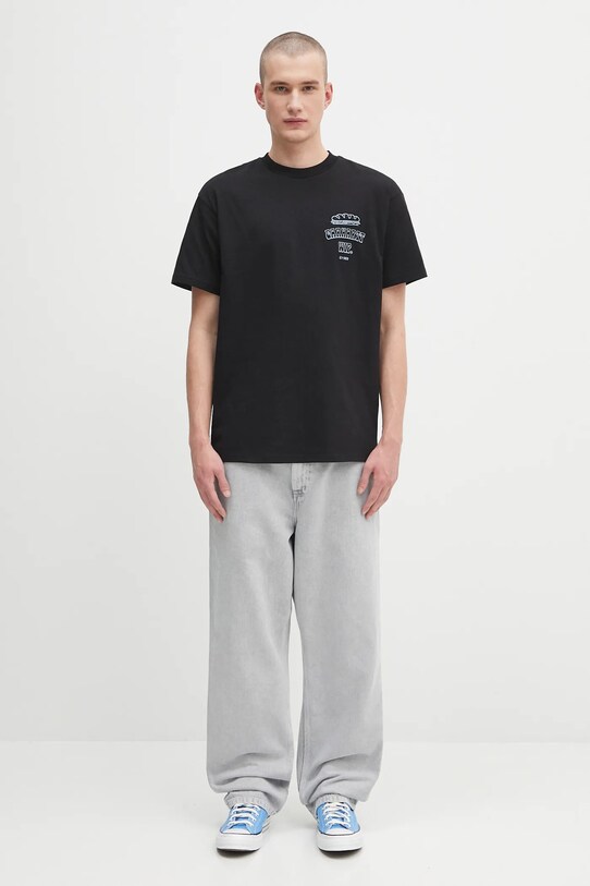 Carhartt WIP t-shirt bawełniany S/S Sandwich I035230.89XX czarny