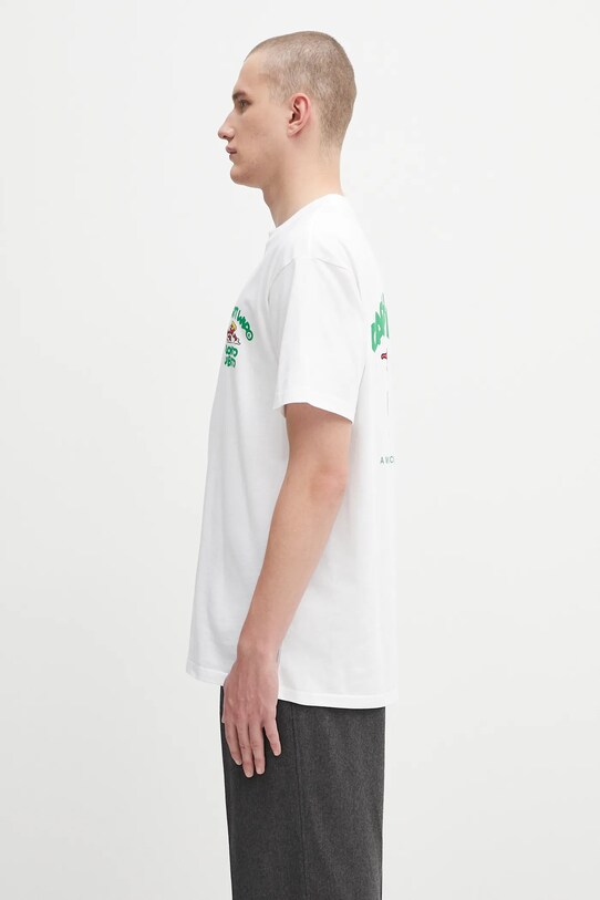 Carhartt WIP t-shirt bawełniany S/S Pronto I035195.02XX biały AW25