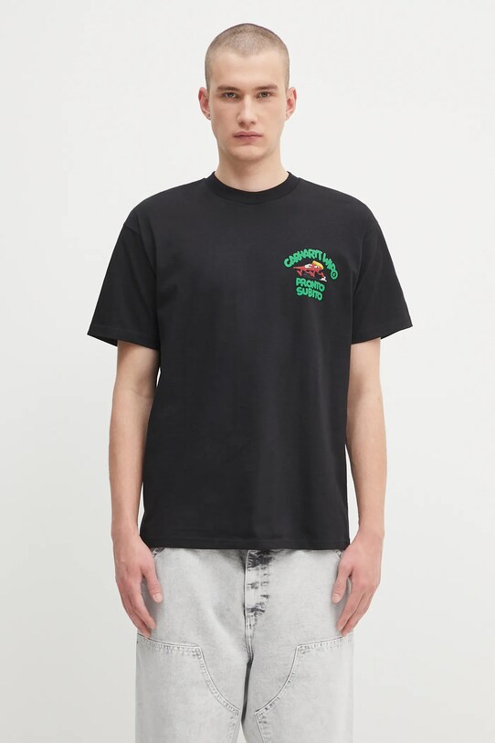 Clothing Carhartt WIP cotton t-shirt S/S Pronto I035195.89XX black