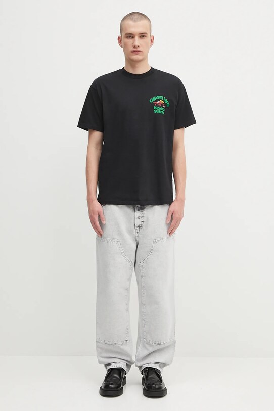 Carhartt WIP cotton t-shirt S/S Pronto I035195.89XX black