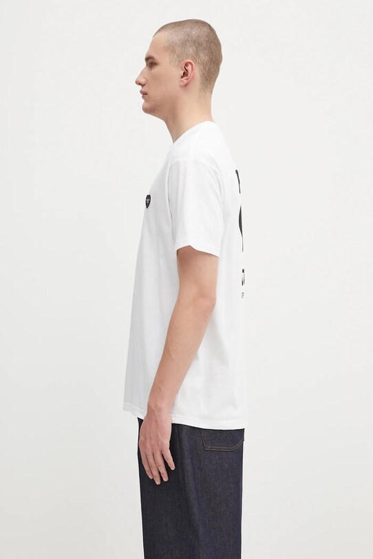 Carhartt WIP t-shirt bawełniany S/S Heart II Hartt I035203.02XX biały AW25