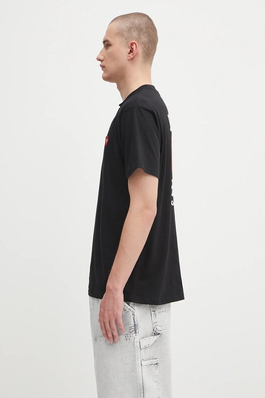 Carhartt WIP t-shirt bawełniany S/S Heart II Hartt I035203.89XX czarny AW25