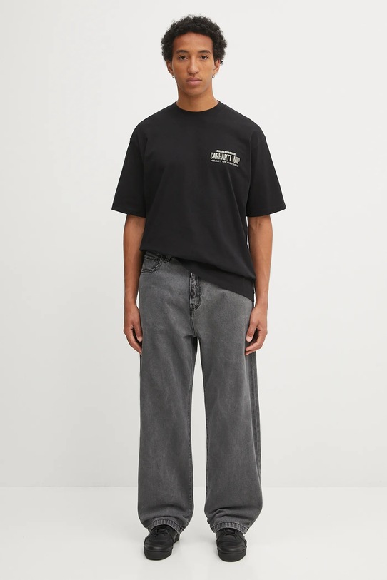 Carhartt WIP t-shirt bawełniany S/S Arcan I035209.8960 czarny