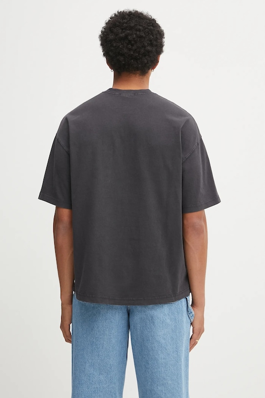 Odzież Carhartt WIP t-shirt bawełniany S/S Hudson Pocket I035140.895F czarny