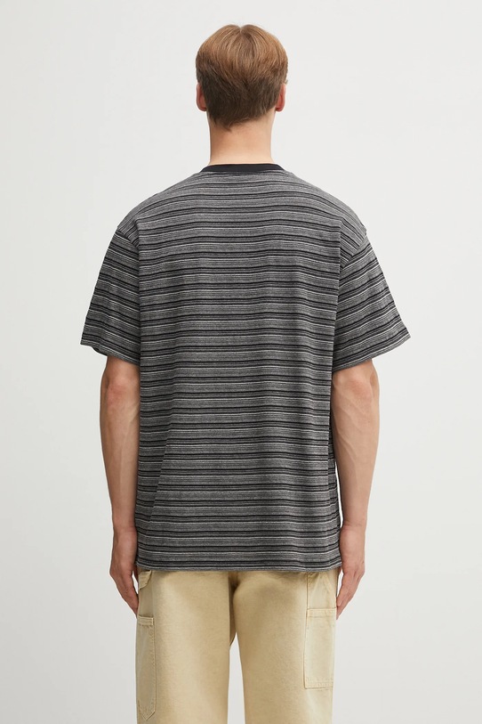 Odzież Carhartt WIP t-shirt bawełniany S/S Gellar Pocket I035141.30HXX szary