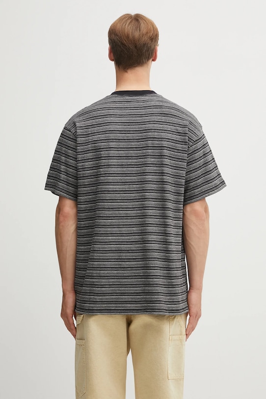 Îmbrăcăminte Carhartt WIP tricou din bumbac S/S Gellar Pocket I035141.30HXX gri