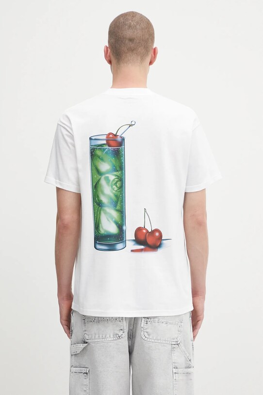 Carhartt WIP t-shirt bawełniany S/S Jake Garcia wzorzyste biały I035208.02XX
