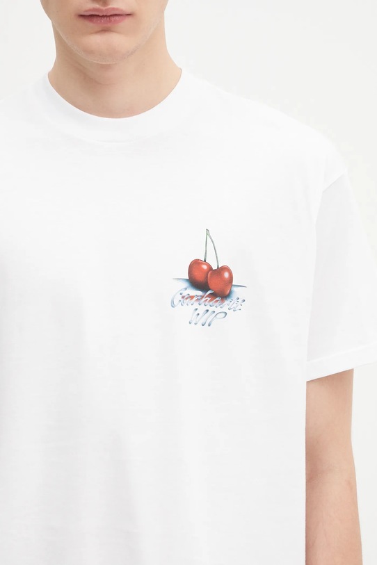 Хлопковая футболка Carhartt WIP S/S Jake Garcia белый I035208.02XX