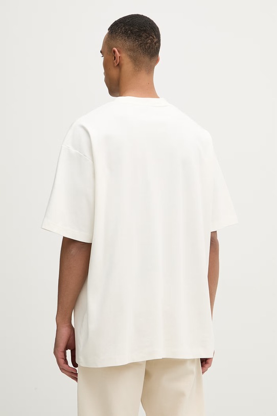 Îmbrăcăminte Drôle de Monsieur tricou bărbătesc de bumbac Le T-shirt "The Best Club" I.TS273.CO002 bej