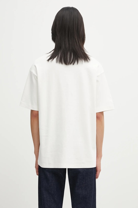 Odzież Drôle de Monsieur t-shirt bawełniany Le T-shirt "The Best Club" I.TS273.CO002 beżowy