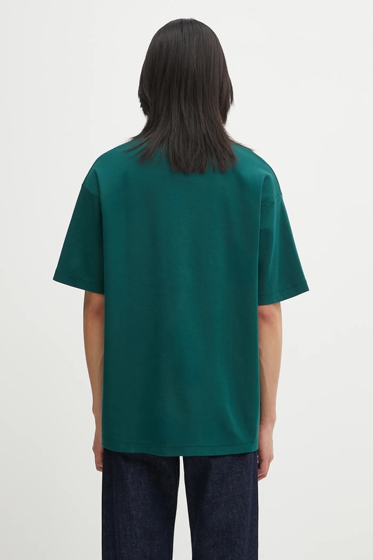 Ρούχα Βαμβακερό μπλουζάκι Drôle de Monsieur Le T-shirt "The Best Club" I.TS273.CO002 πράσινο