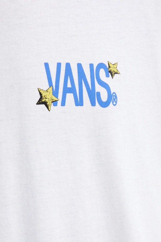 Bavlněné tričko Vans VN000PBRWHT1 bílá