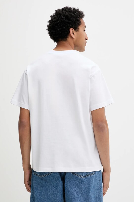 Odzież Vans t-shirt bawełniany VN000R9XWHT1 biały