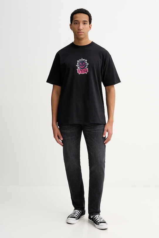 Vans t-shirt bawełniany VN000PE7BLK1 czarny AW25