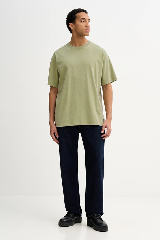 Βαμβακερό μπλουζάκι Vans VN000PFJEMZ1 πράσινο AW25