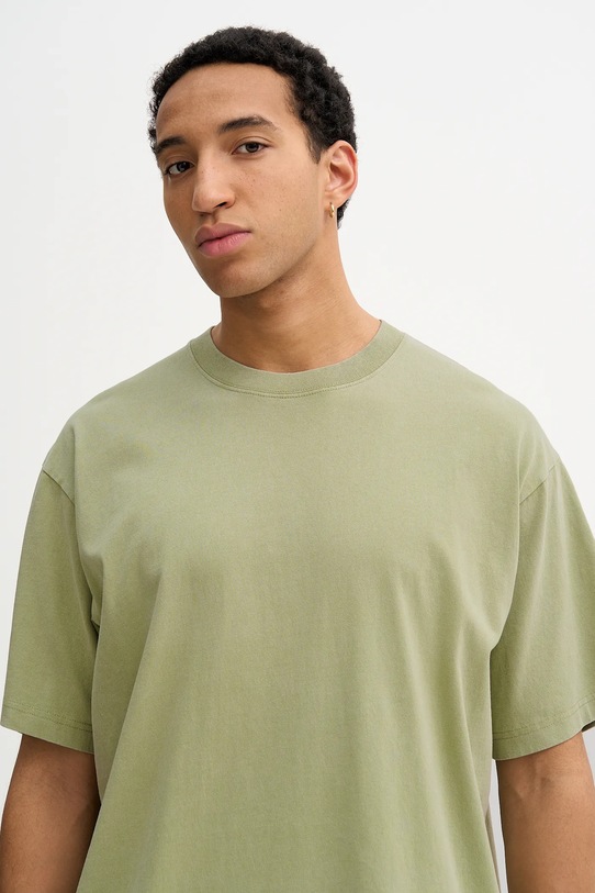 Βαμβακερό μπλουζάκι Vans πράσινο VN000PFJEMZ1