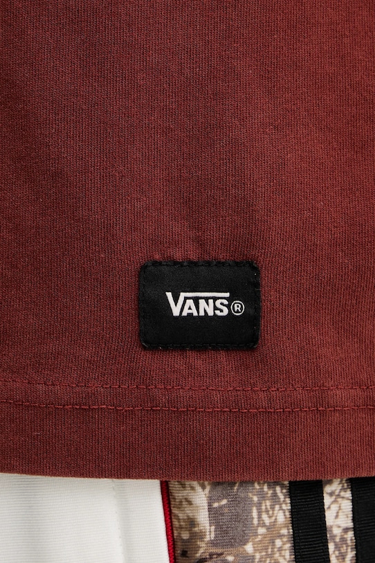 Bavlnené tričko Vans VN000PFJNB31 oranžová