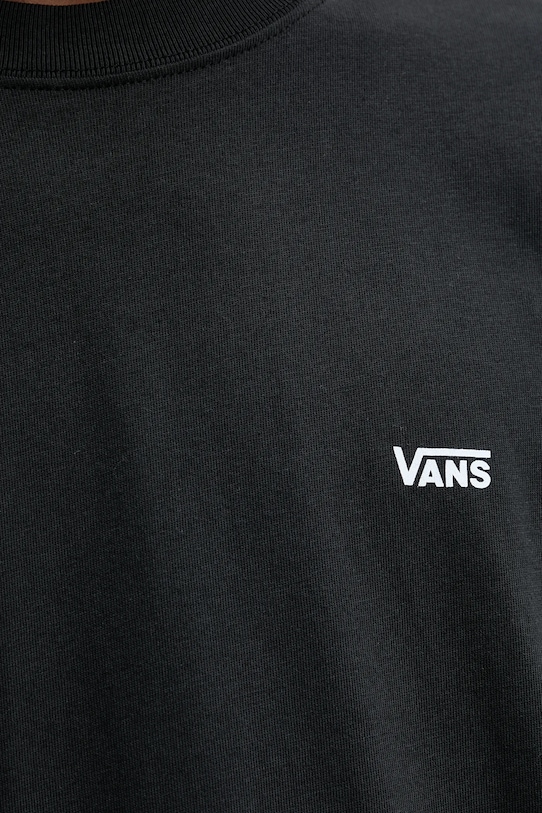 Vans tricou din bumbac VN000R9XBLK1 negru