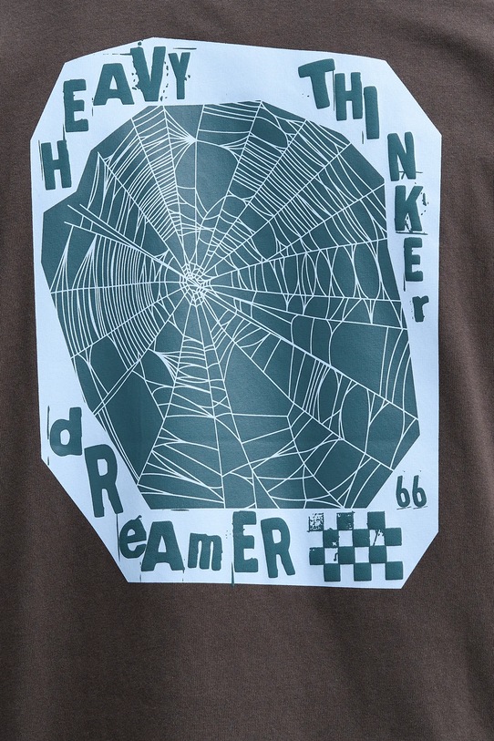 Vans t-shirt bawełniany VN000RFMEMV1 szary