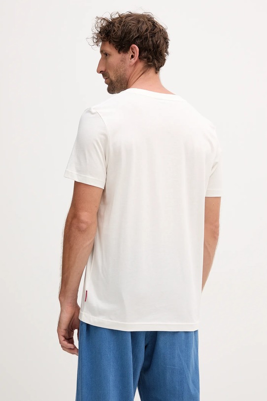 Joop! t-shirt bawełniany 30047004 beżowy AW25