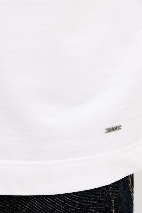Joop! t-shirt bawełniany 30042457 biały