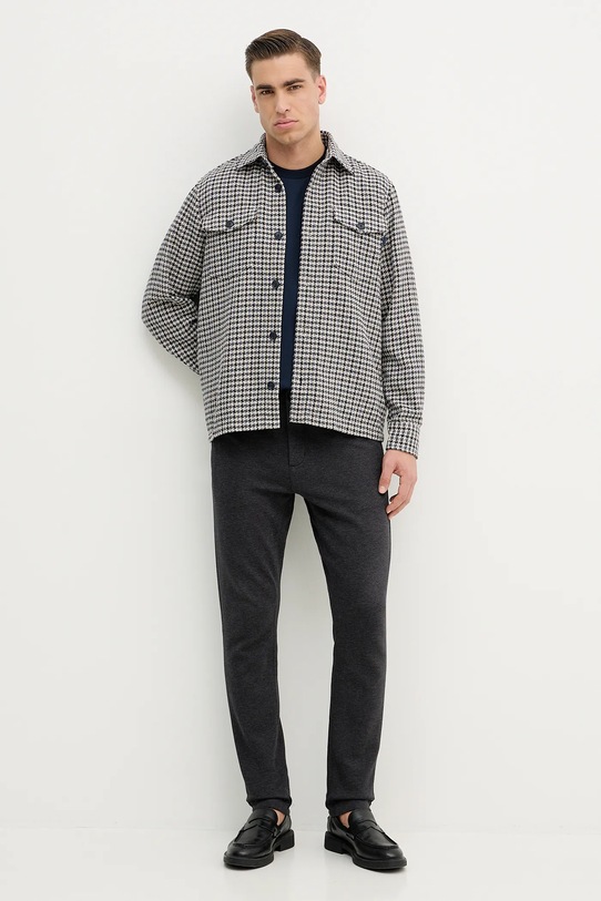 Joop! t-shirt bawełniany 30042457 granatowy AW25