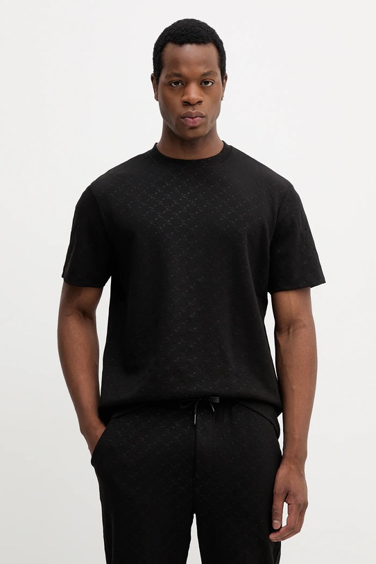 Joop! t-shirt z elastanem czarny 30046984